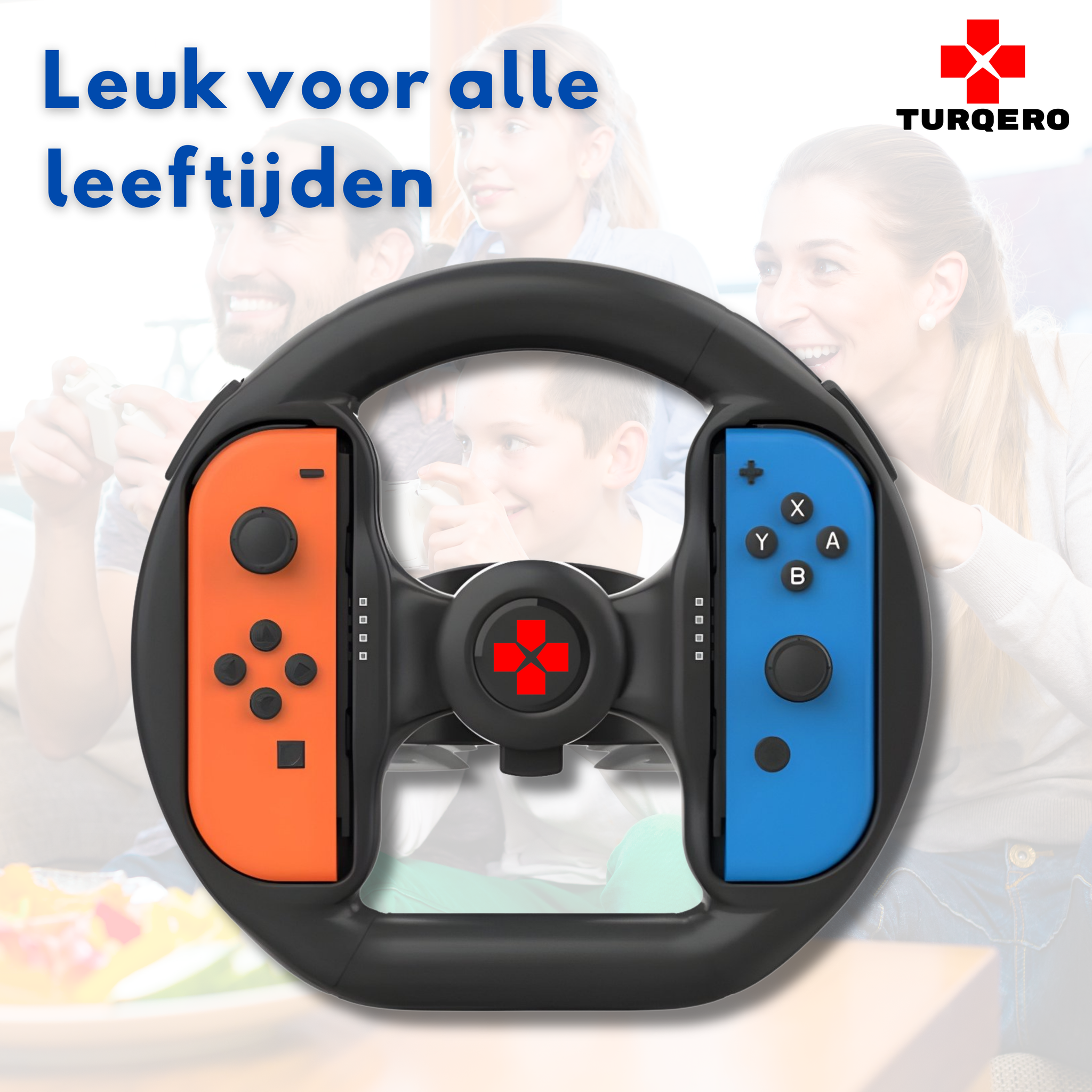 Nintendo Switch Racing Wheel voor Joy-Con – Compatibel met Switch & Switch OLED – Stuurwiel Gaming Accessoire