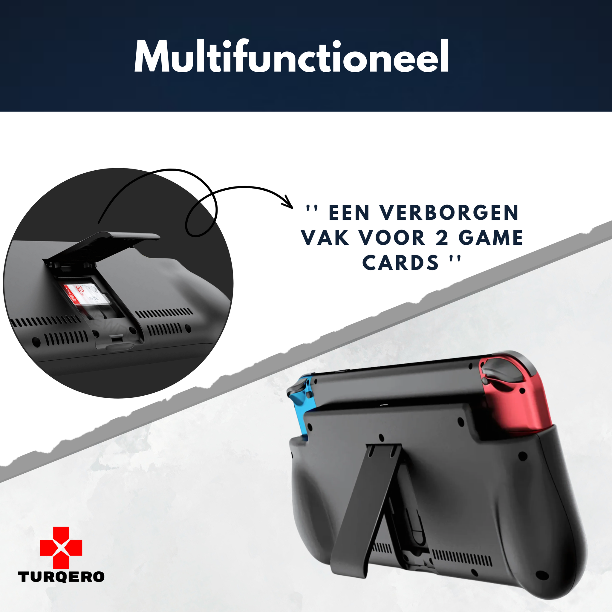 Nintendo Switch & Oled Battery Case - 10.000 mAh - Beschermhoes met Powerbank  – Oplaadbare Batterij