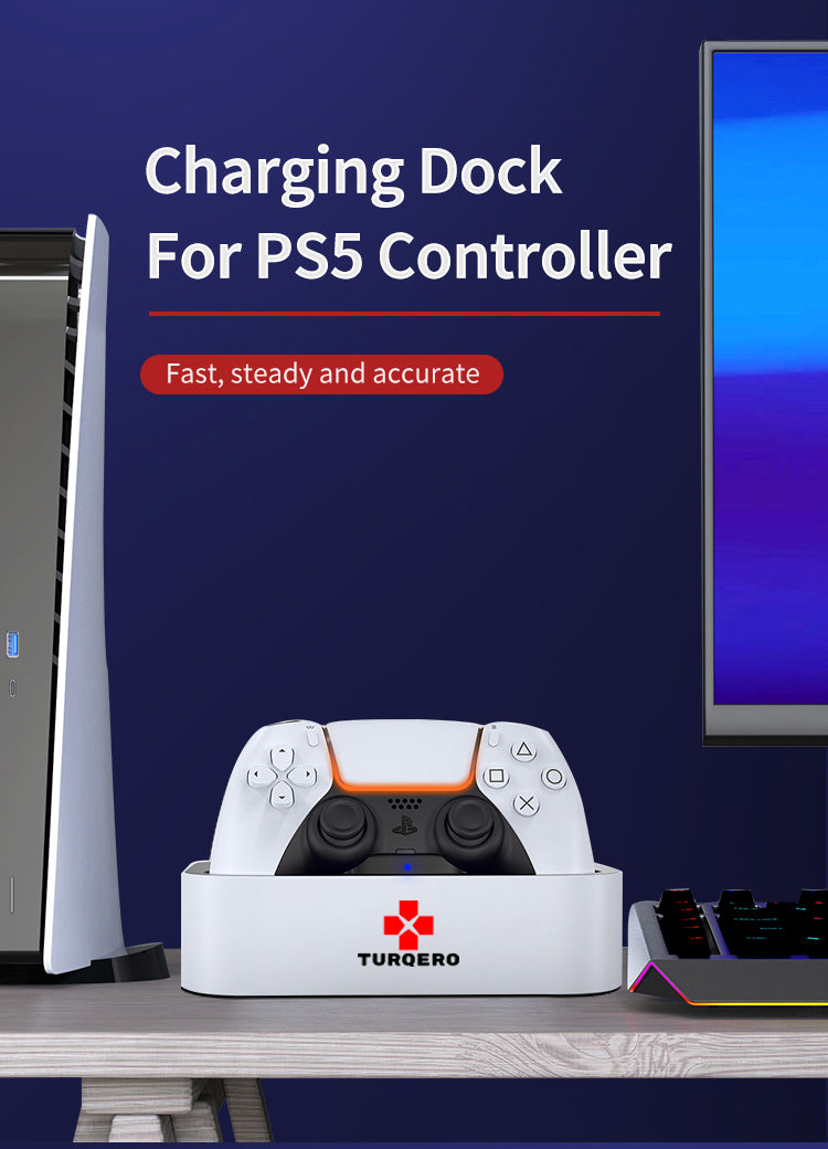 PS5 DualStation Controller Oplaadstation – Draadloos Opladen DualSense – Gaming Accessoire