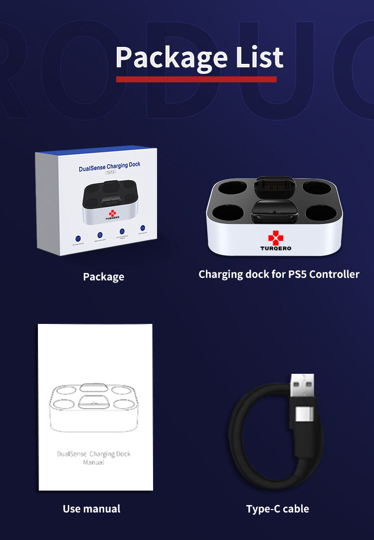 PS5 DualStation Controller Oplaadstation – Draadloos Opladen DualSense – Gaming Accessoire