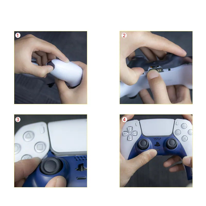 PS5 Controller Faceplate met Thumb Grips – DualSense Cover – Gaming Accessoire - Meerdere Kleuren